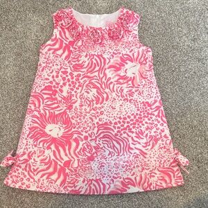 Lilly Pulitzer Pink and White Floral Dress